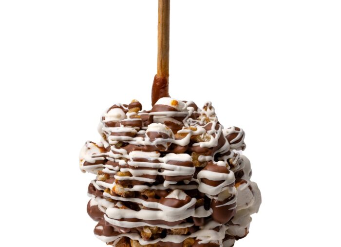 Rocky Road Caramel Apple