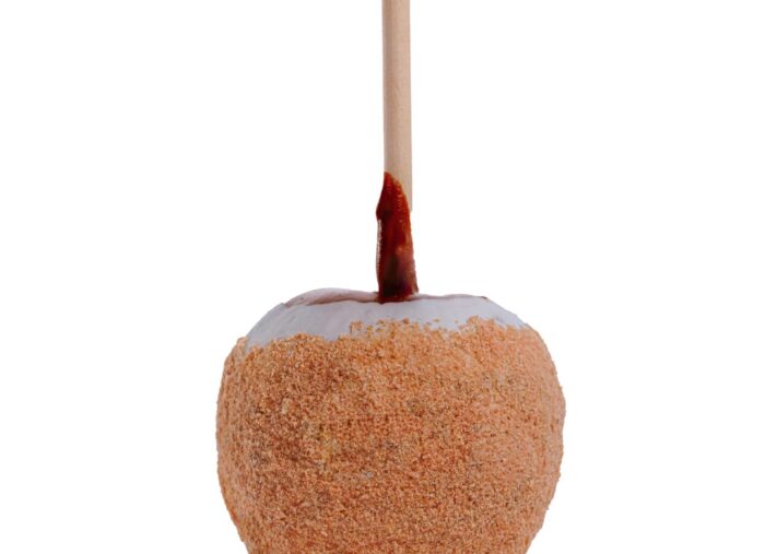 Strawberry Shortcake Caramel Apple