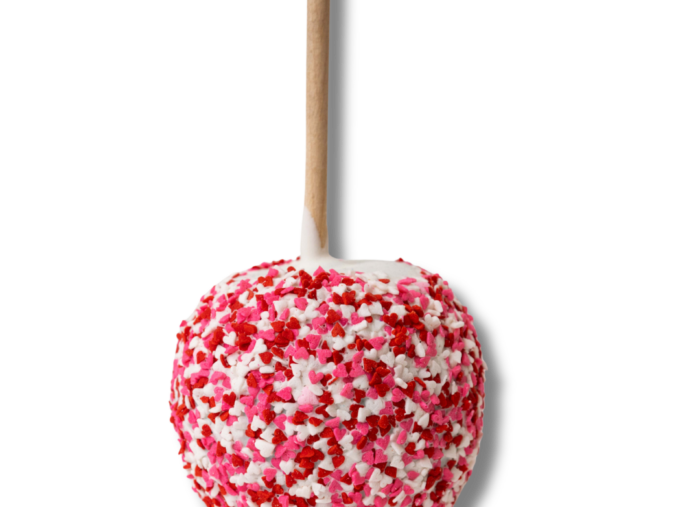 Valentine’s Day Sprinkles Apple- Seasonal!